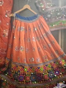 Orennge Garba Choli