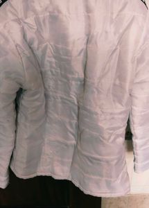 Stylish White Jacket for girls like new no damages