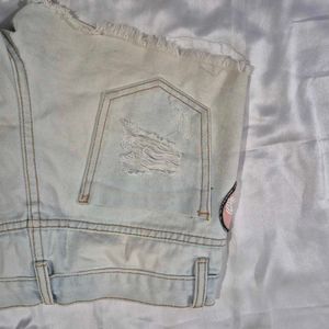 Micro Mini Shorts Denim /Disney/Mickey Mouse