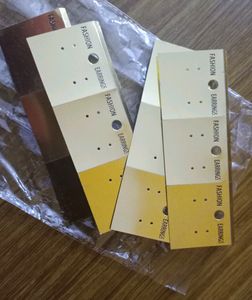 Golden Leafy Ear Drops With Earring Strip Free