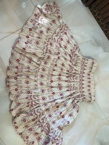 Boho Embroidered Mini Skirt