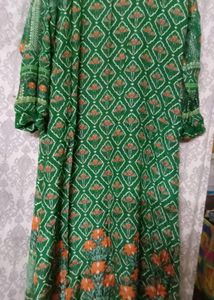 Shiffon Kurta Leggings And Duptta Set