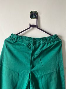 Green Casual Pants