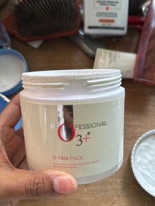 O3+ Detan cream &amp; prewash hair mask