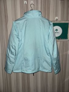 Fila Light Blue Zipup Padded Jacket