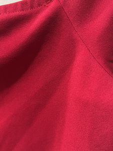 Red Off-the-Shoulder Cropped Top