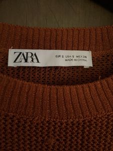 Zara Rust Colour Top