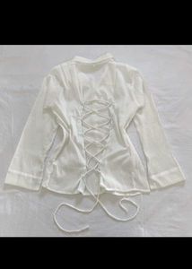 White Long Sleeve Top