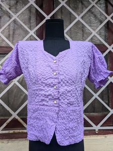Lavender Cute Top