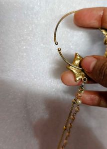 Gold &amp; Pearl Bridal Nath