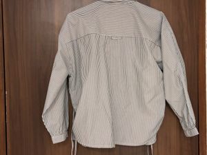 Striped Button-Down Shirt