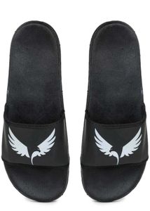 Men slides/flip flops (Black,8)