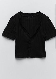 Zara Ribbed Top