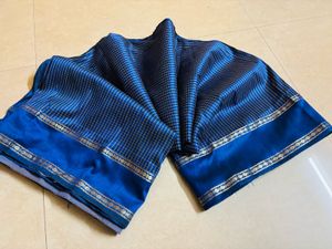 maharashtrian dark blue saree