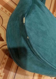 Green Suede Hobo Bag
