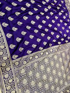 Banarsi Silk Buta Cutwork All over