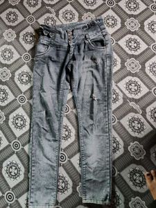 High Waisted Denim Jeans