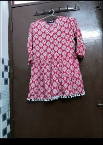 Pure Cotton Short Kurti
