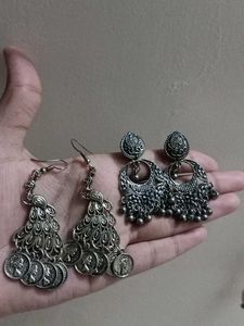 Oxidised Earings Pair.