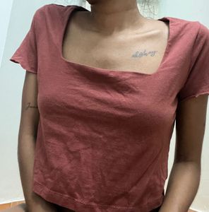 Square Neck Crop Top