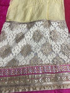 Pure Chiffon Lehenga Style Saree