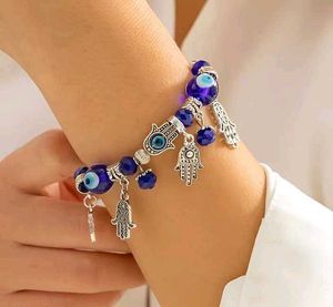 Evil Eye Hamsa Charm Bracelet