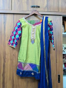 Green Panjabi Kurta Set