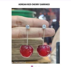 Trending Korean Cherry Earring