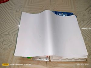 Drawing Plate With 3 Used Dayal Company Brush &amp; 1 New Doms Brush Pack (Consisting 4 Different No Brushes) (16 A4 Art paper Sheets Free)