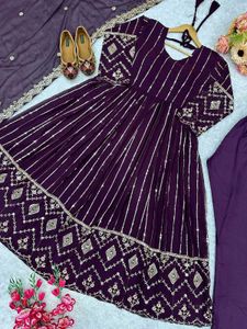 Party Wear Gown.New Showroom Pcs Select Any One Cl