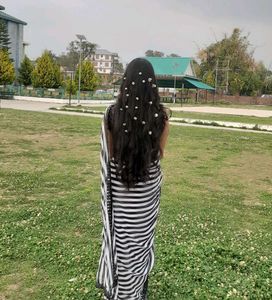 Beautiful Black And White Saree