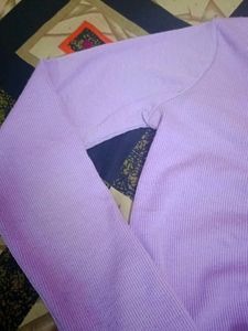 Lavender Crop Top