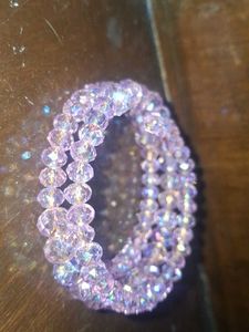 lavender Crystal Bracelet
