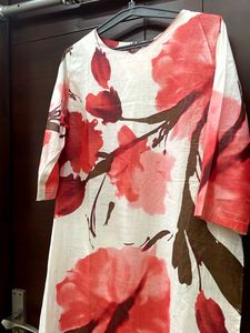 Floral Print Tunic Top