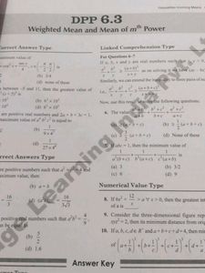 Algebra for JEE (Advanced)