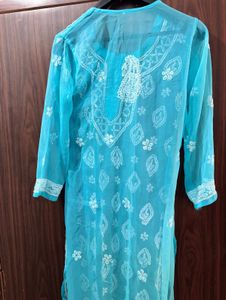 Chikankari Kurta With Spunk T Shirt Free