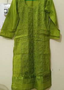 Green Stitched Dress Material Fixed Price