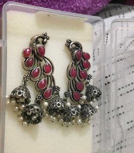 Peacock Earrings Design