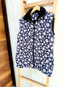 Floral Print woolen Vest size-36