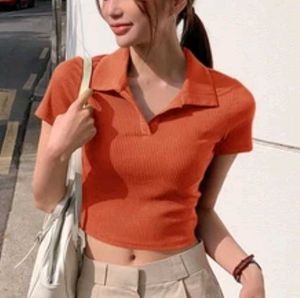 Brown Polo T Shirt