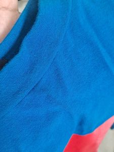 Blue Crop Top