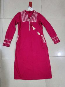 W Magical Magenta Winter Kurta