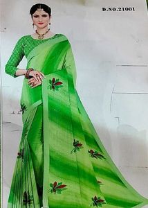 SHADED GREEN SAREE