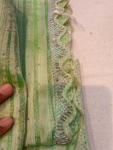 Green Fancy Fabric