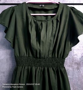Olive Green Dress