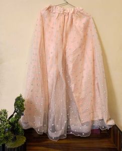 Elegant Pink Embroidered Dress Free Delivery 🤩