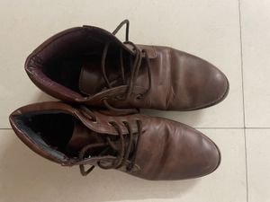 Brown Leather Boots