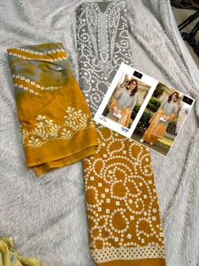combo Unstitched Dress Material