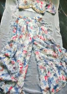 Floral Plazo Set