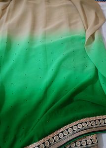 Elegant Green Saree